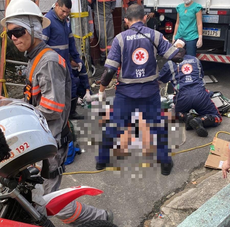 Funcionário terceirizado da Amazonas Energia morre após mal súbito durante serviço em Manaus