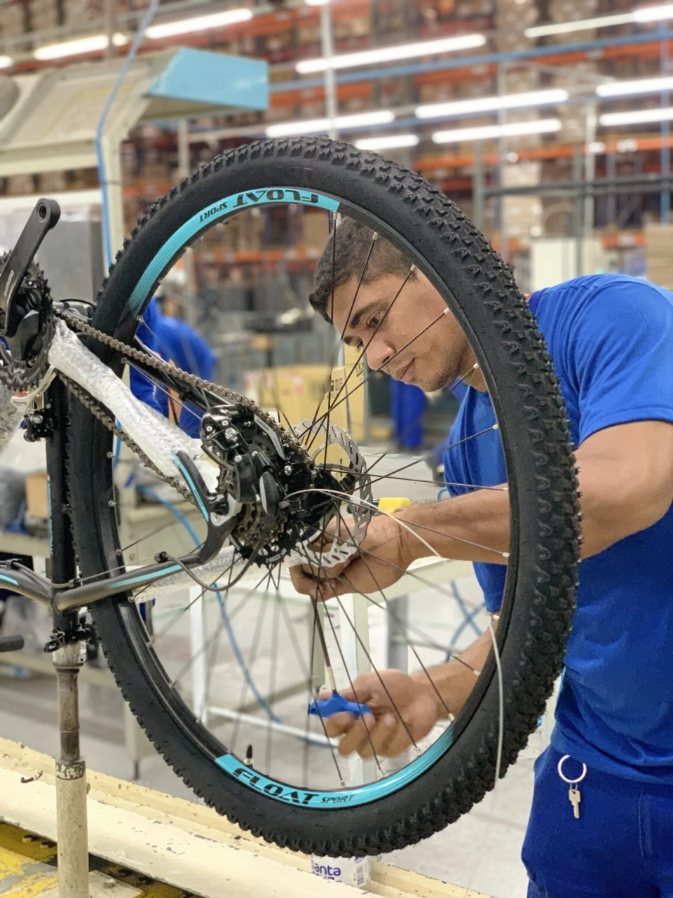 Em sete meses cai em 49,5% a produção de bicicletas no PIM em relação ao mesmo período de 2021