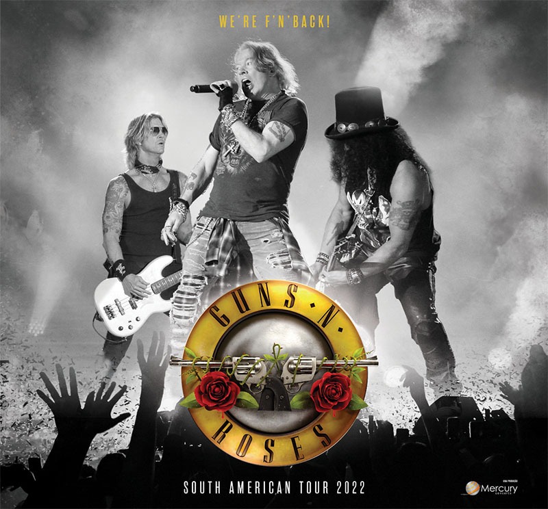 Liminar garante gratuidade de ingressos online para PCD’s em show do Guns N’Roses em Manaus
