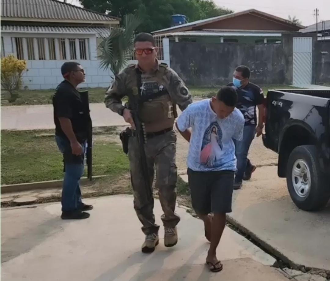 Jovem que matou homem em lixão e atacou testemunha do crime é preso no Amazonas