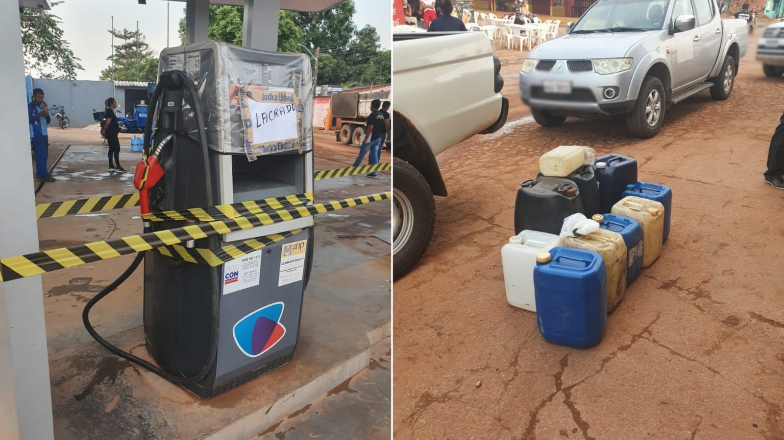 PF fecha posto de combustível por suspeita de trocar gasolina por votos no Amazonas