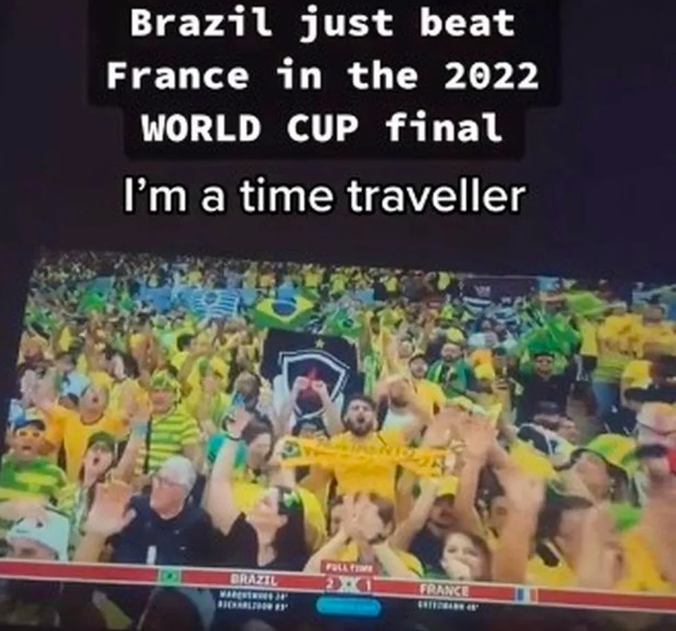 'Viajante do tempo' afirma que Brasil vai ganhar a Copa