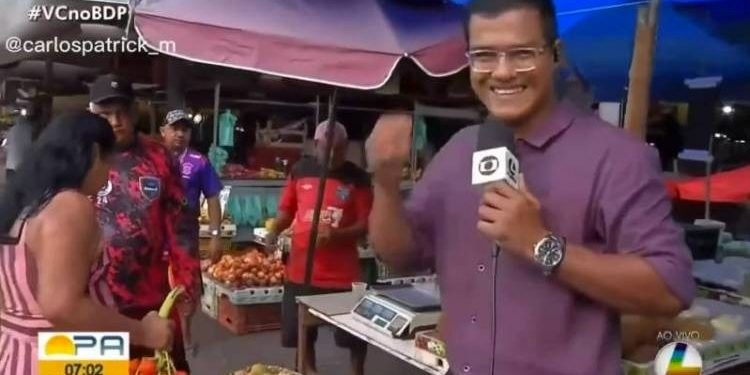 Repórter fica incrédulo com resposta de feirante sobre fruta: 'a buceta tá 6 por 5'; vídeo