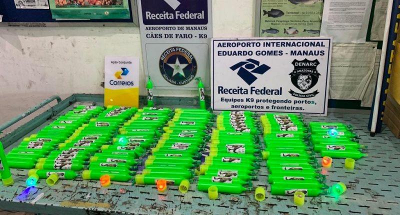 Ecstasy e lança-perfume são apreendidos em encomendas dos Correios em Manaus