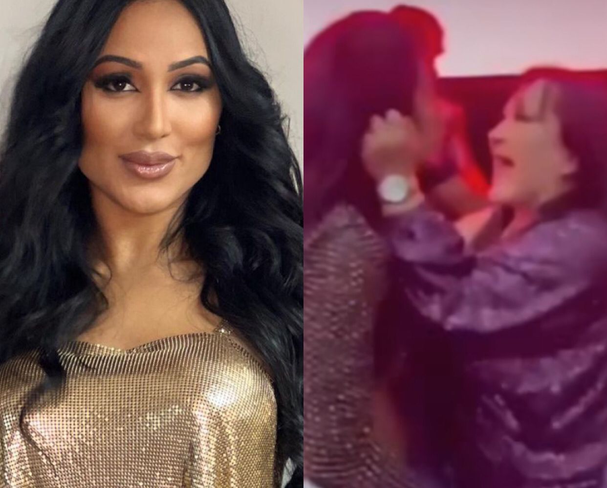 Irmã de Deolane é filmada em confusão em show do Garota VIP; mãe aparta 