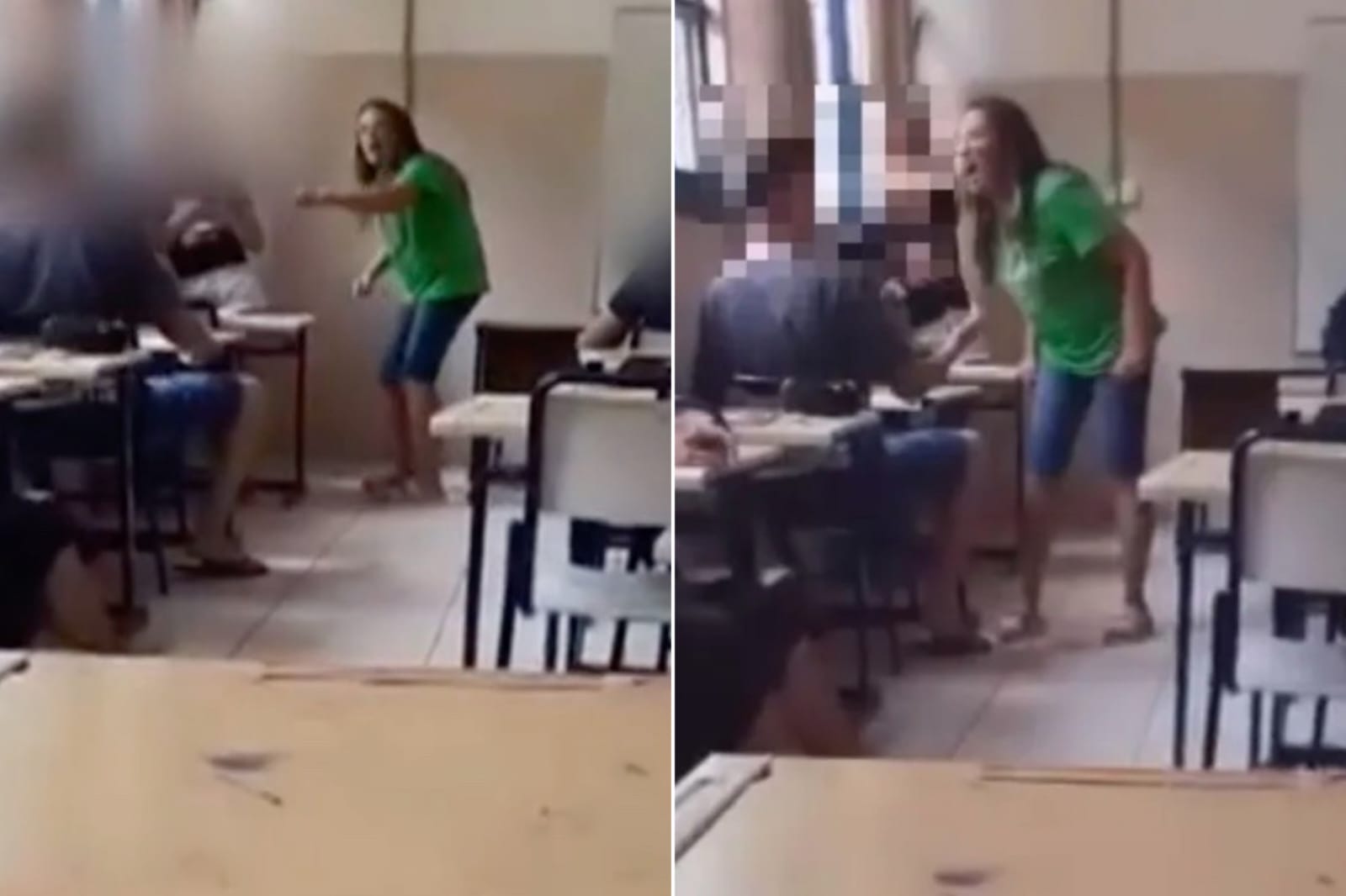 Professora grita com aluno e debocha: 'Minha casa tem 6 banheiros, e a tua?'