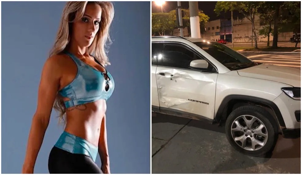 Musa fitness dá golpe em joalheria, atropela segurança em fuga e acaba presa