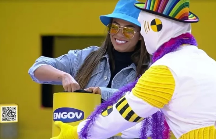 Key vence prova bate e volta e escapa do paredão; vídeo