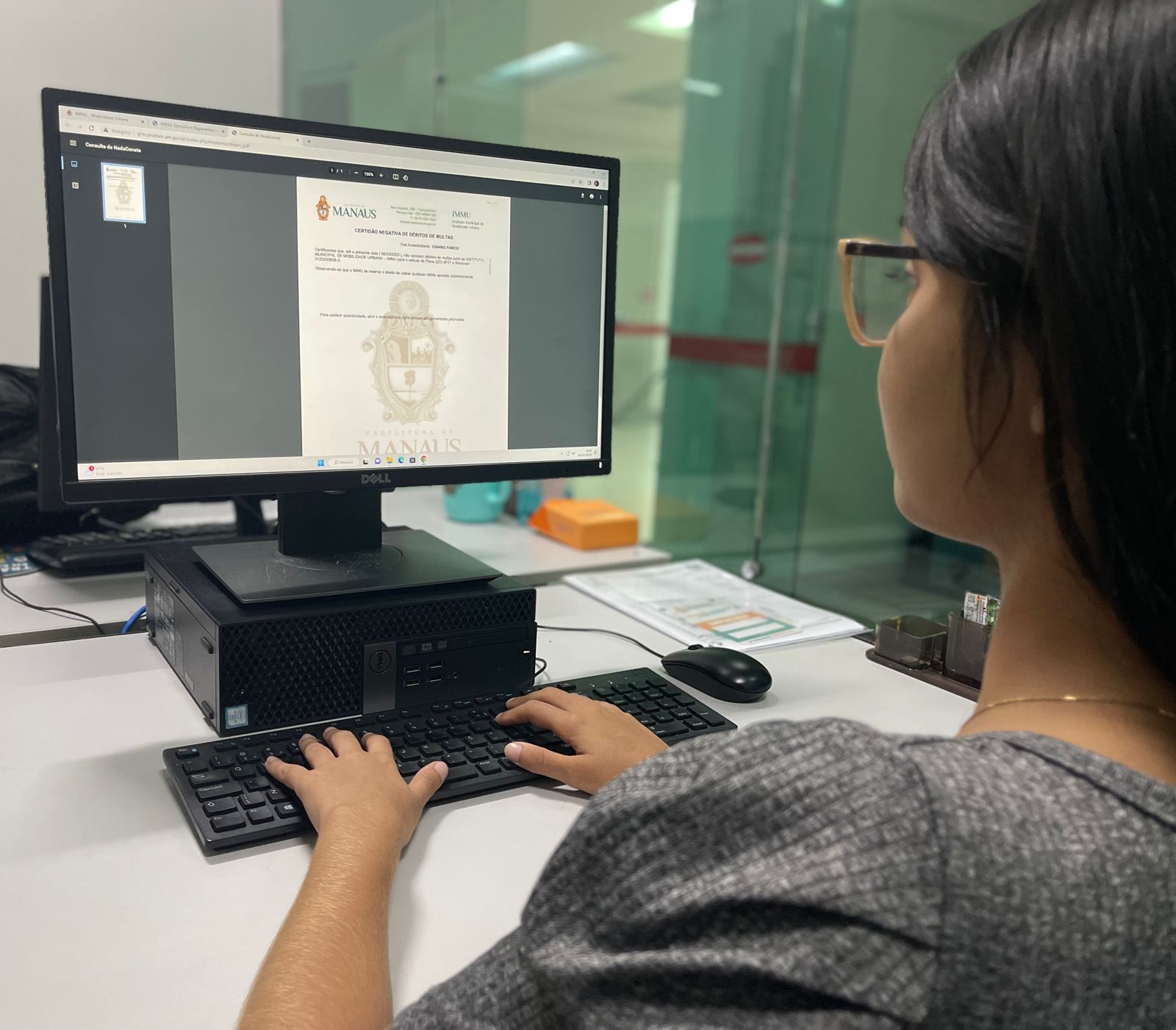 Manaus disponibiliza emissão Certidão Negativa de Débito de Multa de Trânsito