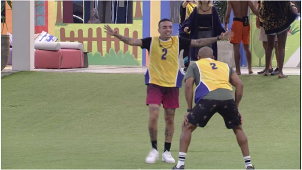 Guimê e Ricardo vencem a prova do líder