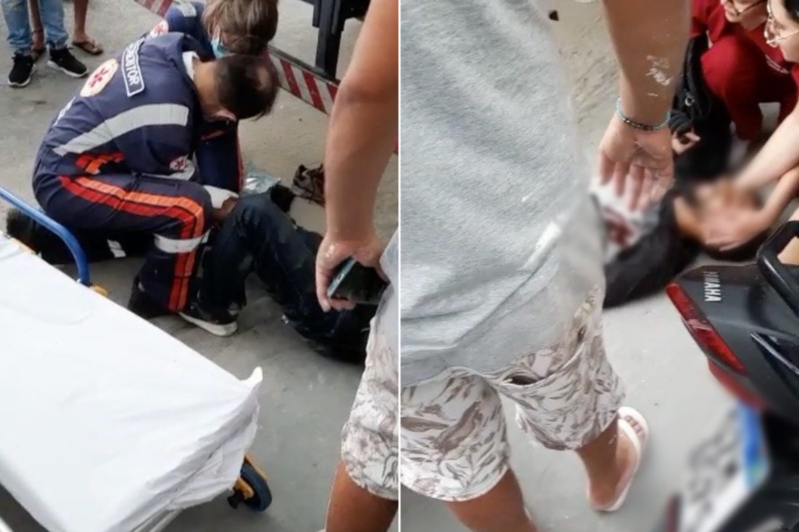 Motociclista de aplicativo é baleado por assaltante que solicitou corrida em Manaus