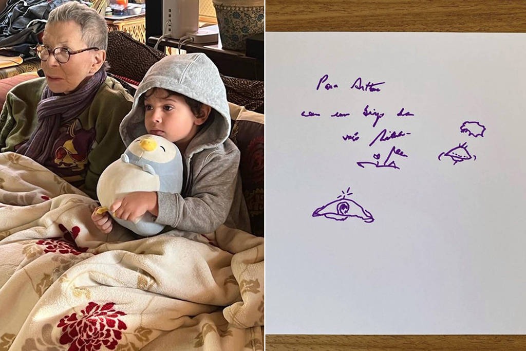 Rita Lee deu último autógrafo para o neto: 'Um grande fã que vai sentir muitas saudades da vovó'