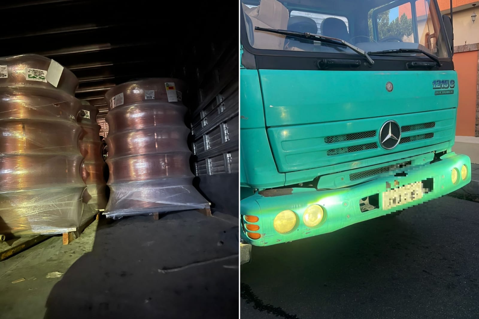 Criminosos são presos após roubarem caminhão com carga de cobre avaliada em R$ 168 milhões em Manaus