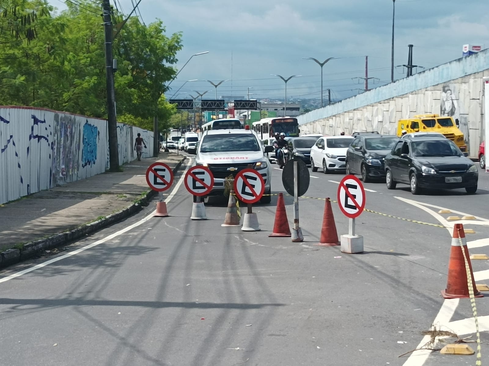Trecho que liga avenidas de Manaus passa por obra imediata