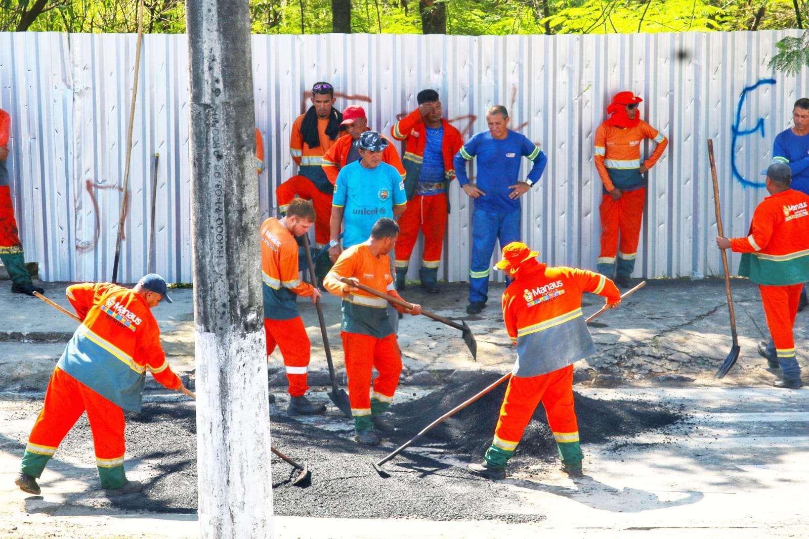 Obra na Bola do Coroado será concluída nesta terça-feira