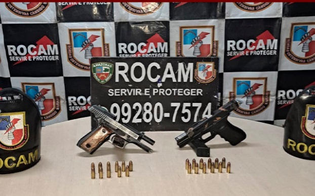 Homem é preso ao andar armado em Prosamim em Manaus