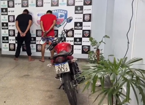 Dupla suspeita de assaltar policial civil é presa após ser rastreada em Manaus