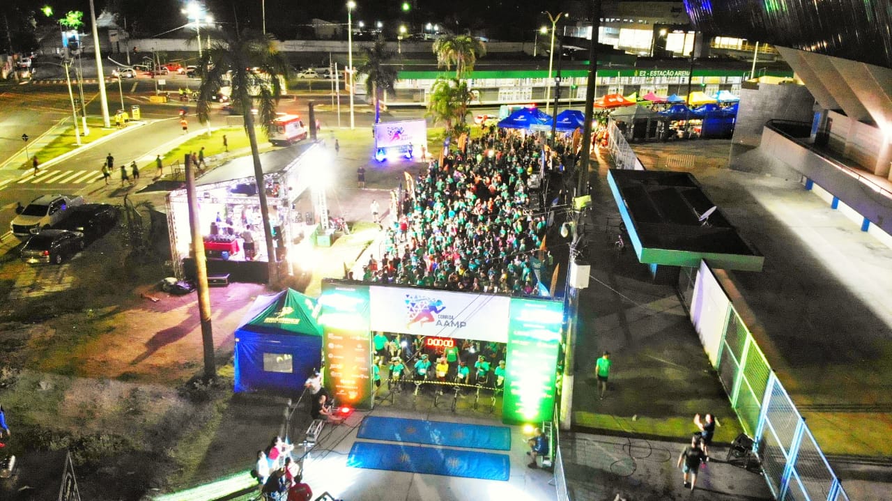 Mais de mil pessoas participam da corrida da Associação do MPAM no Dia dos Pais em Manaus