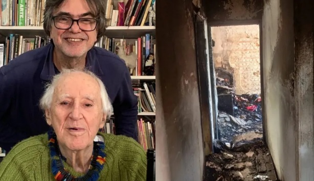 Viúvo de Zé Celso faz 'vaquinha' para reformar apartamento que pegou fogo