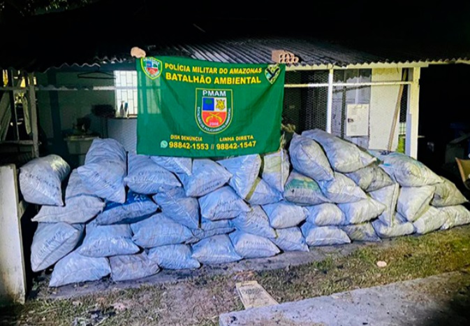 Motorista é preso ao transportar 40 sacos de carvão na AM-010