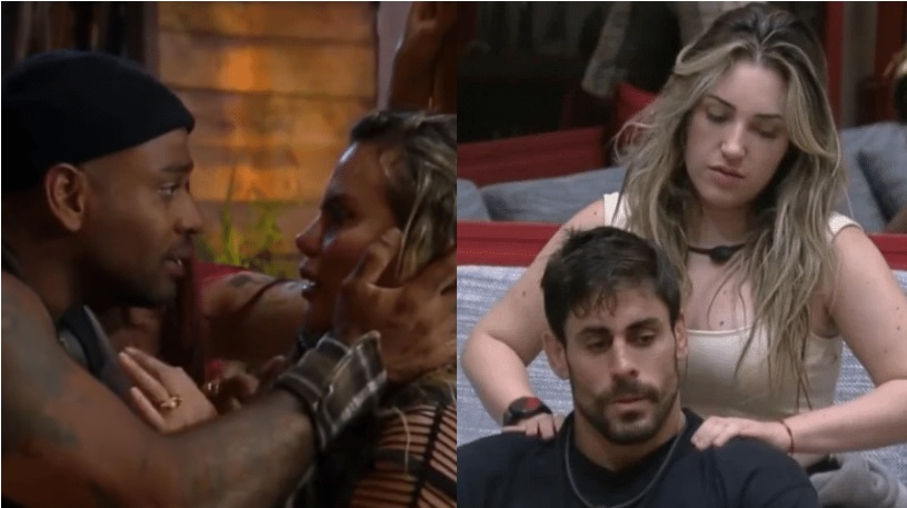 Black compara amizade com Kally igual com Sapato e Amanda no BBB