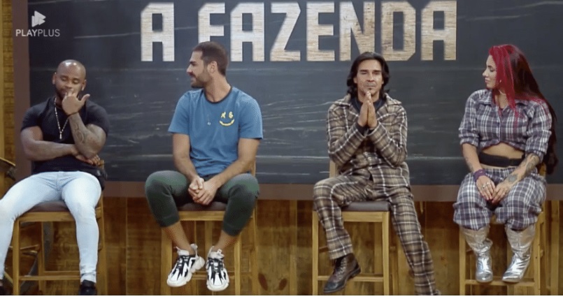 A Fazenda: Black, Shay, André e Alicia estão na roça