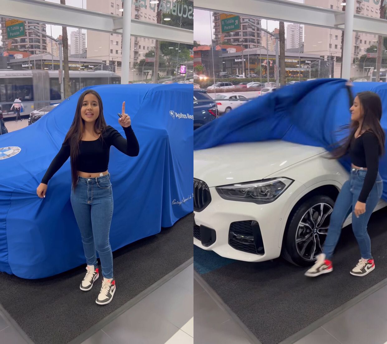 Aos 15, sobrinha de Deolane Bezerra compra carro de luxo: 'Só Deus sabe o que passei'