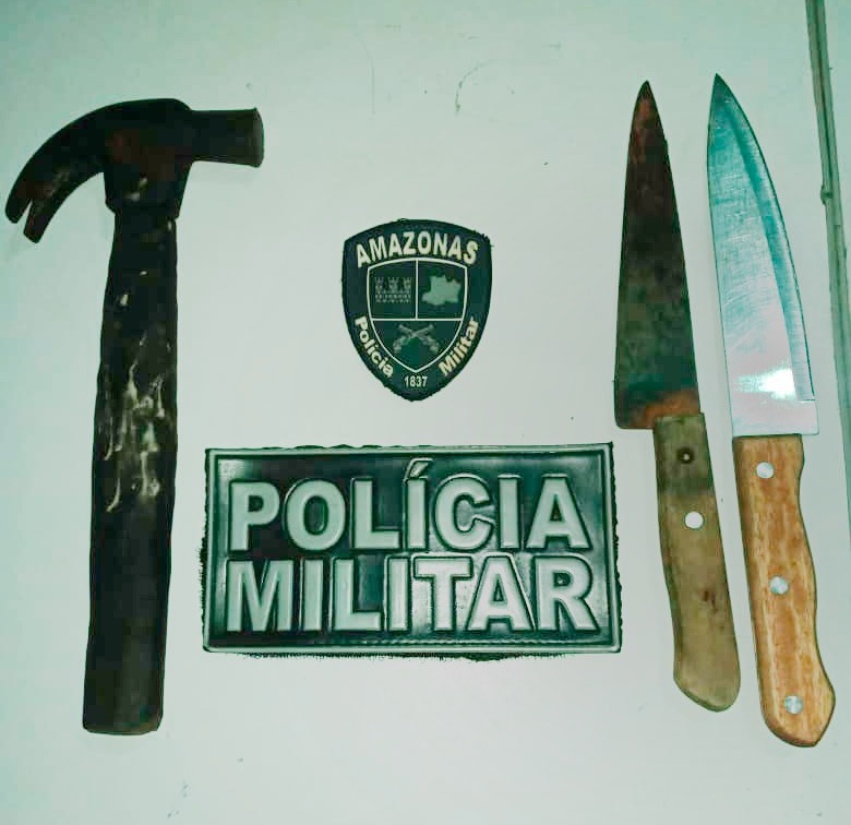 Homem é preso suspeito de agredir esposa com marteladas na cabeça no Amazonas