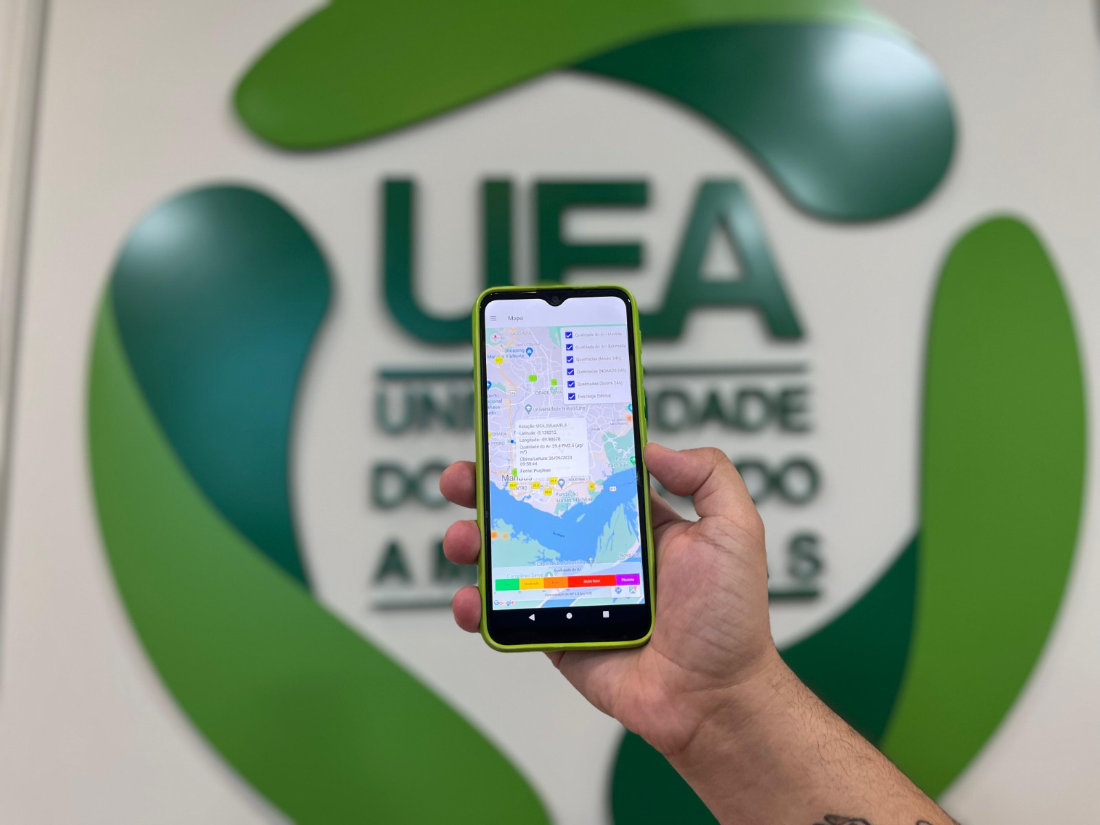 UEA lança app ‘Selva’ para monitorar queimadas e qualidade do ar no Amazonas