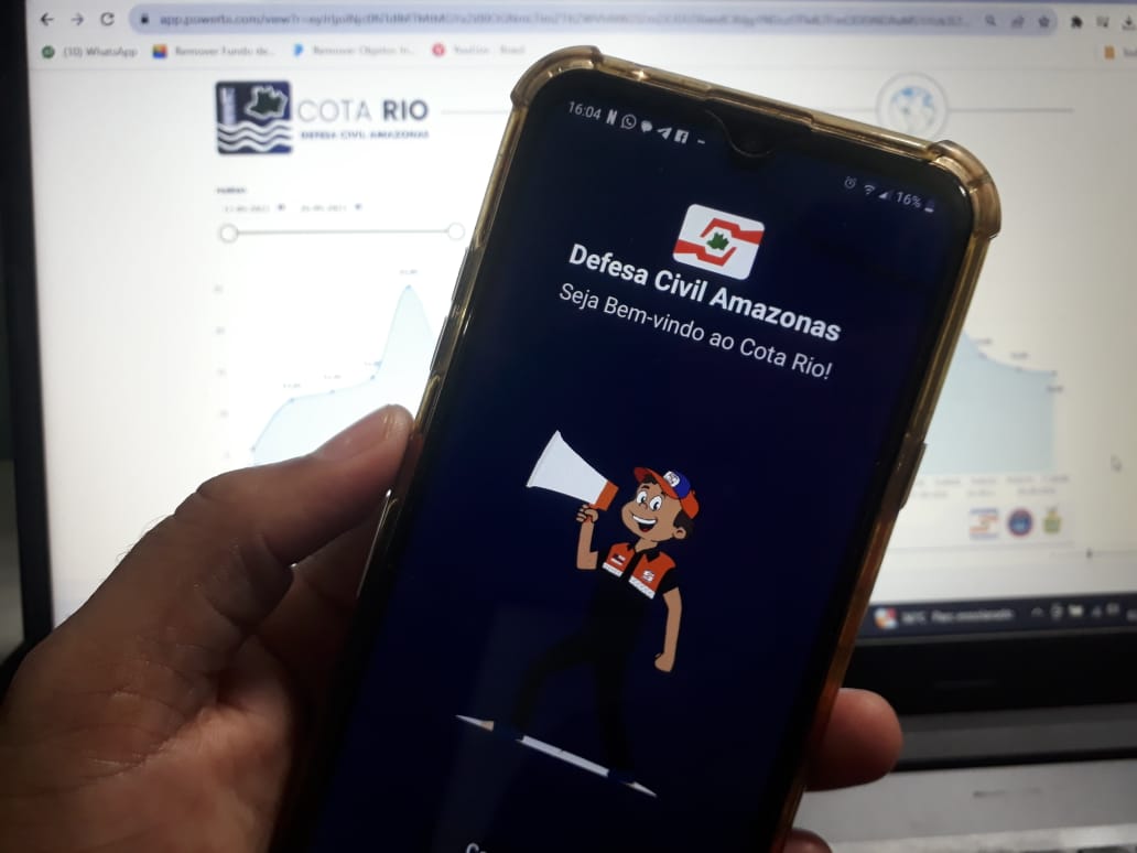 App Cota Rio é lançado para monitorar nível das águas em tempo real no Amazonas