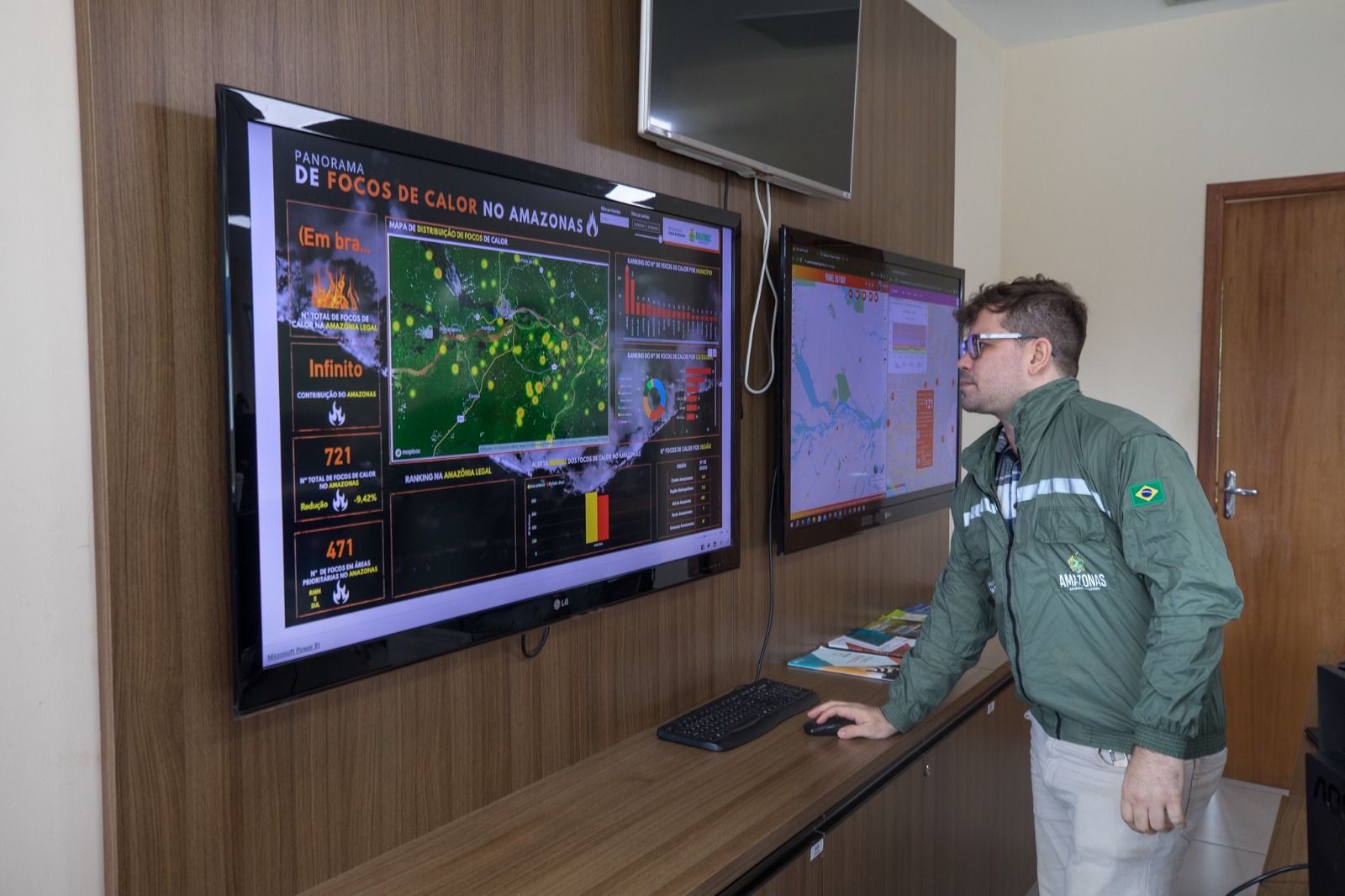 Painel com dados sobre focos de calor no Amazonas é disponibilizado; confira