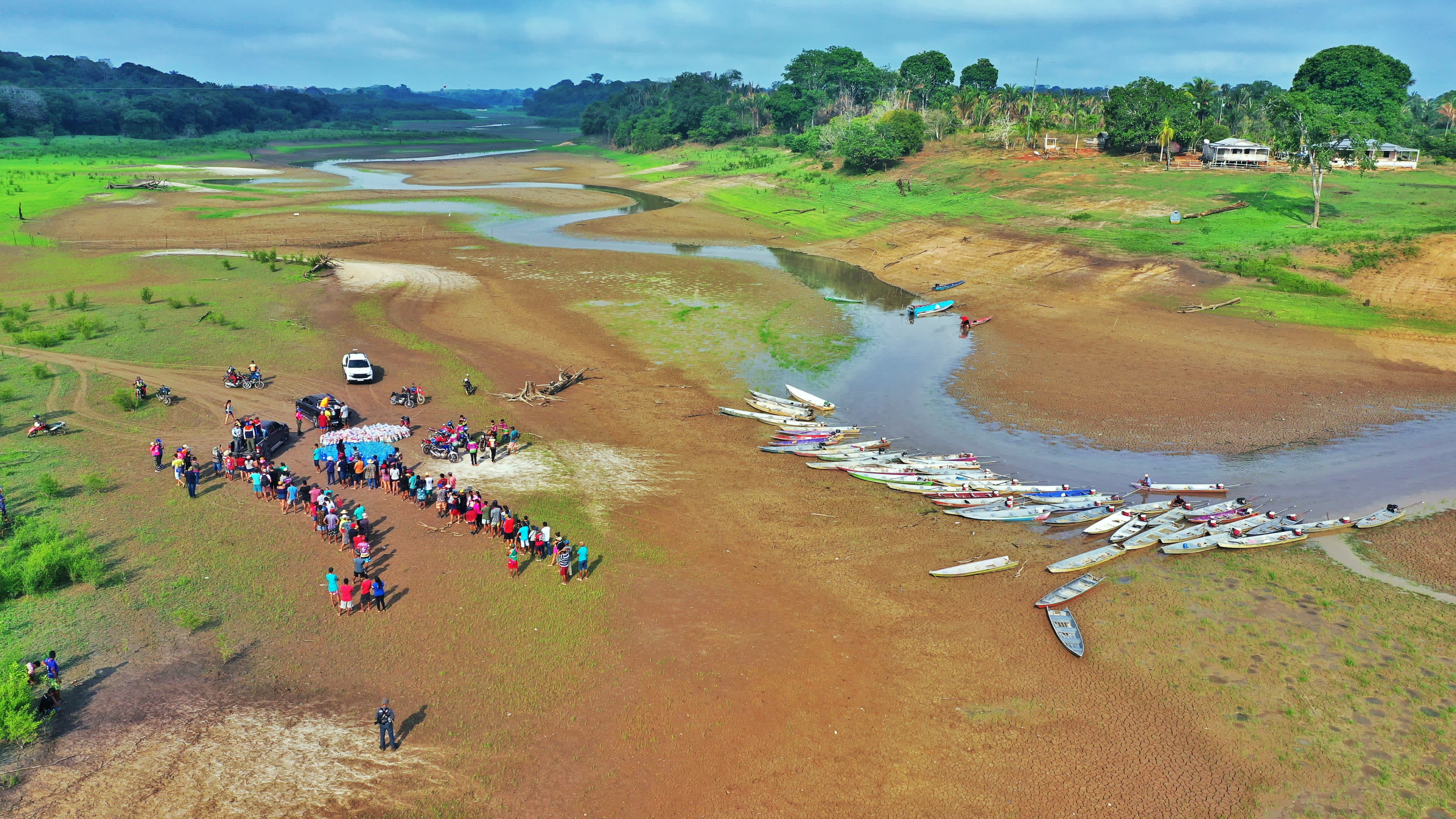 Representante do Governo Federal, Vera Campelo visita cidades afetadas pela seca no Amazonas