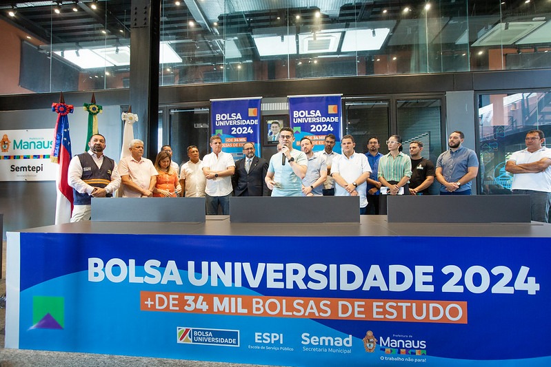 Edital do Programa Bolsa Universidade é lançado com mais de 34 mil vagas em Manaus