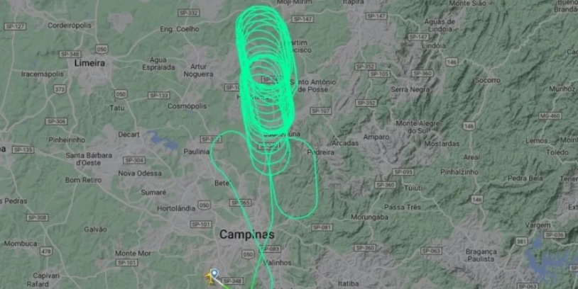 Com destino a Manaus, avião voa em círculos por 3h e retorna ao aeroporto