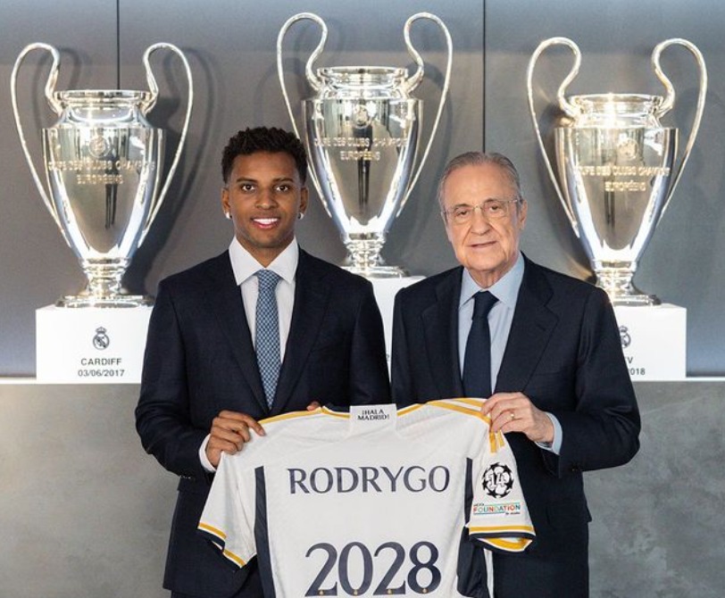 Real Madrid oficializa renovação com Rodrygo até 2028