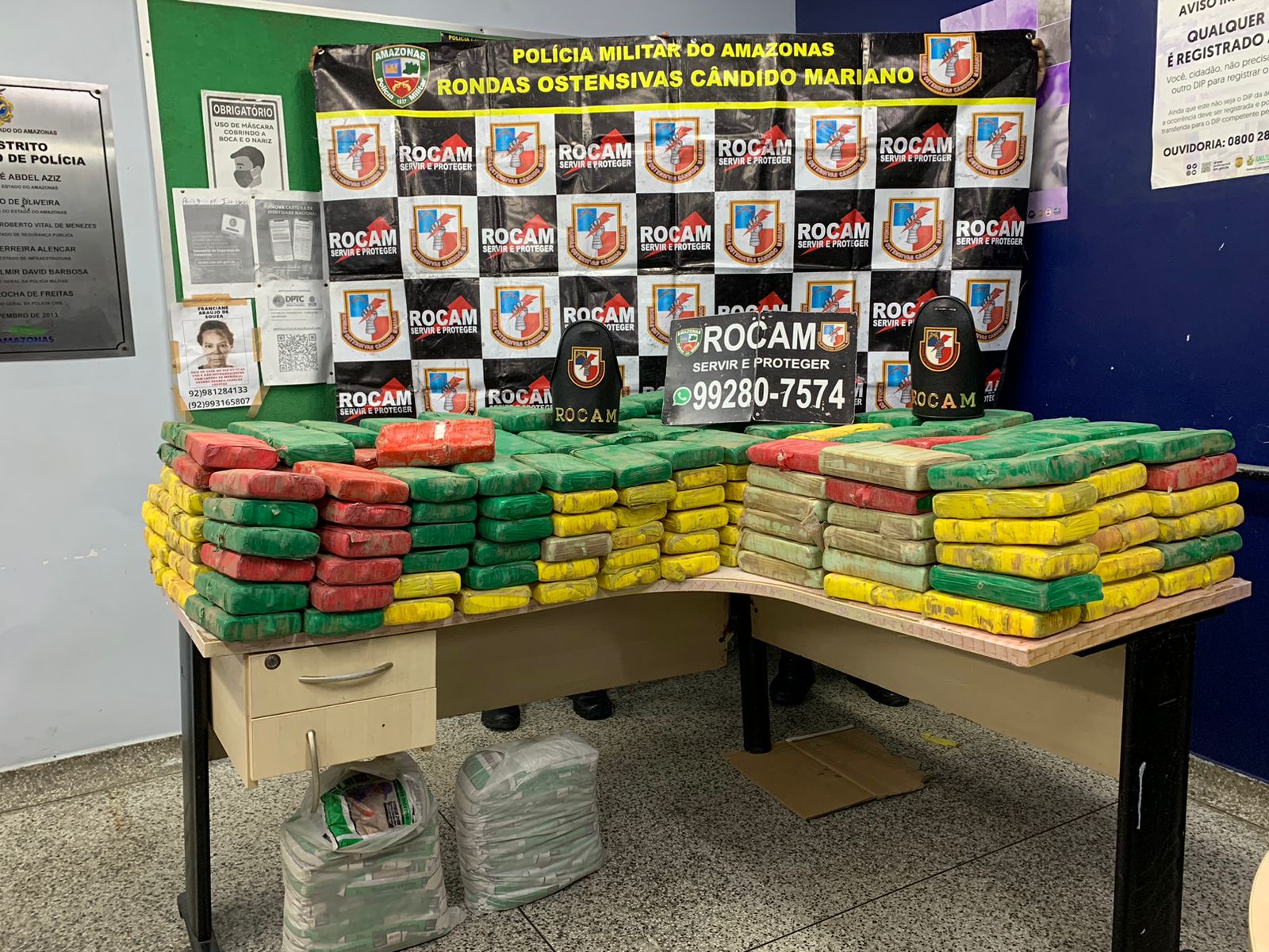 Motorista que transportava cerca de R$ 3 milhões em cocaína tentou fugir de abordagem em Manaus