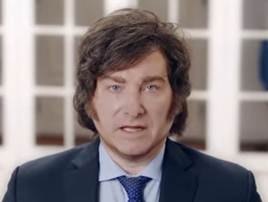 Lideranças parabenizam Milei por vitória na Argentina