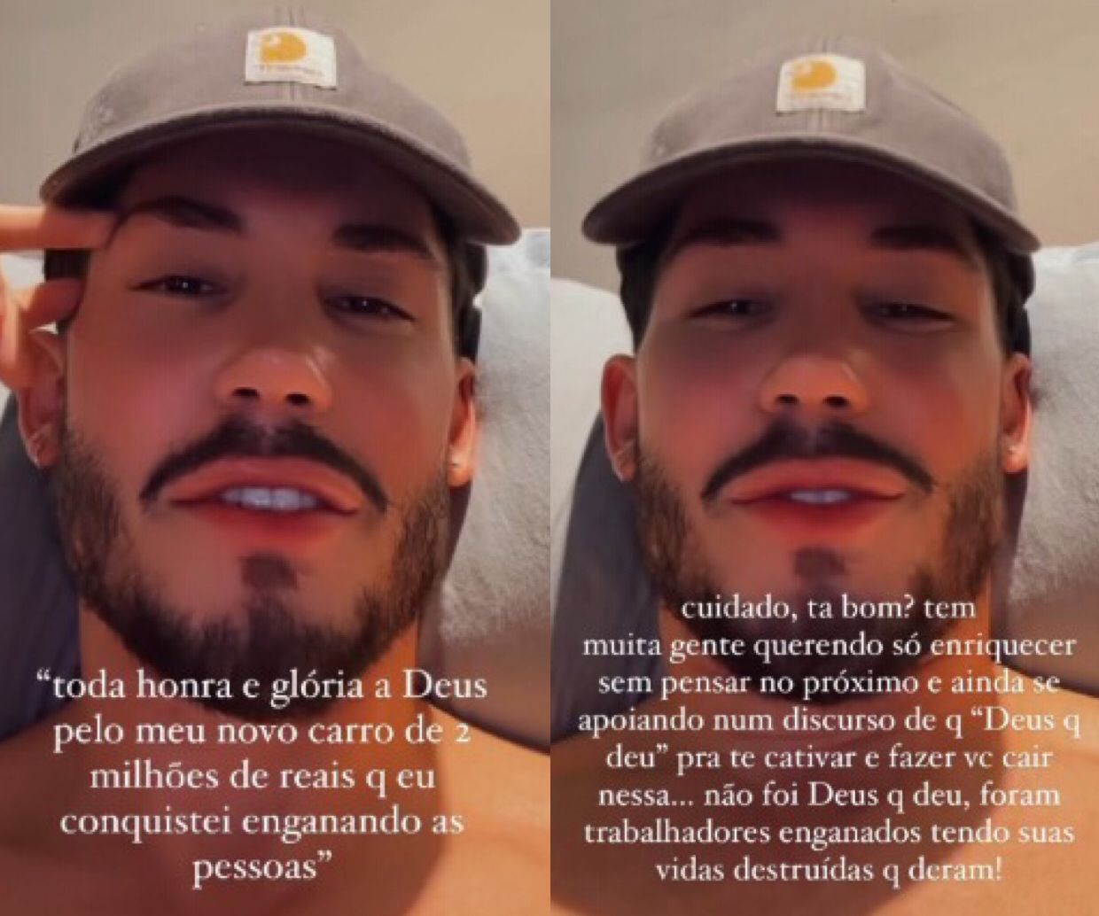 Zé Felipe xinga influencer que insinuou que Virginia engana seguidores com jogos de aposta