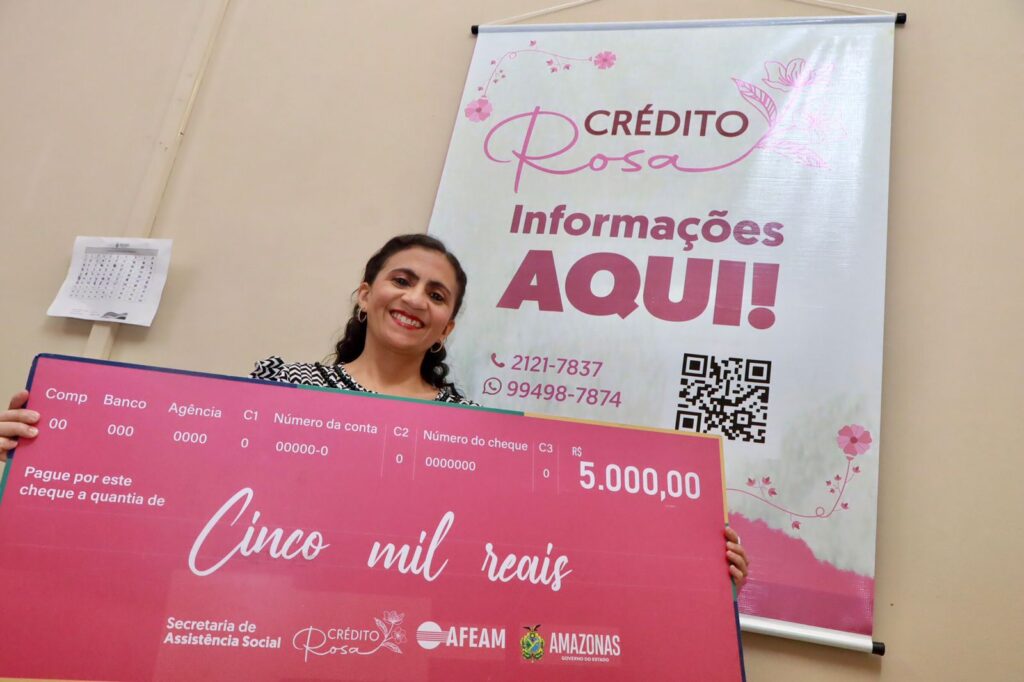 Crédito Rosa oferece a empreendedoras financiamentos de até R$ 21 mil no Amazonas