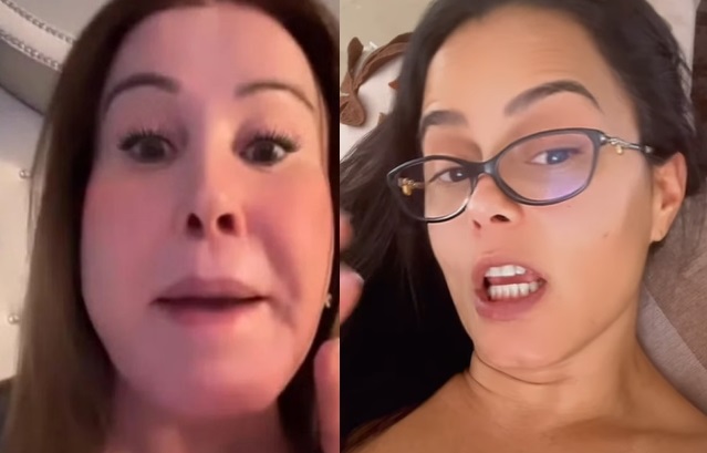 Luciele Di Camargo toma partido em briga entre Zilu e Wellington Camargo