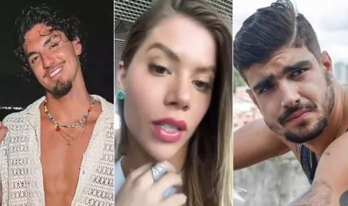 Perfil de candidata eliminada do BBB24 vaza mensagens de Caio Castro e Medina