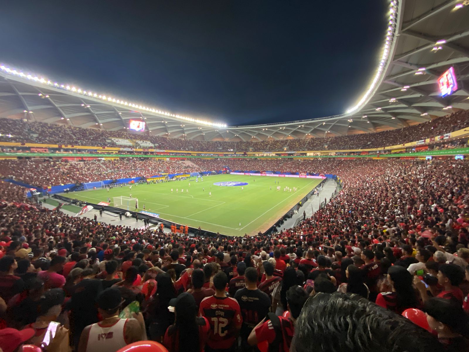 QR Codes não são contabilizados e entrada na Arena é liberada para jogo do Flamengo em Manaus