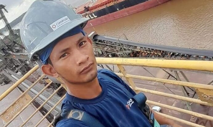 Encontrado corpo de trabalhador que caiu com empilhadeira no Rio Amazonas