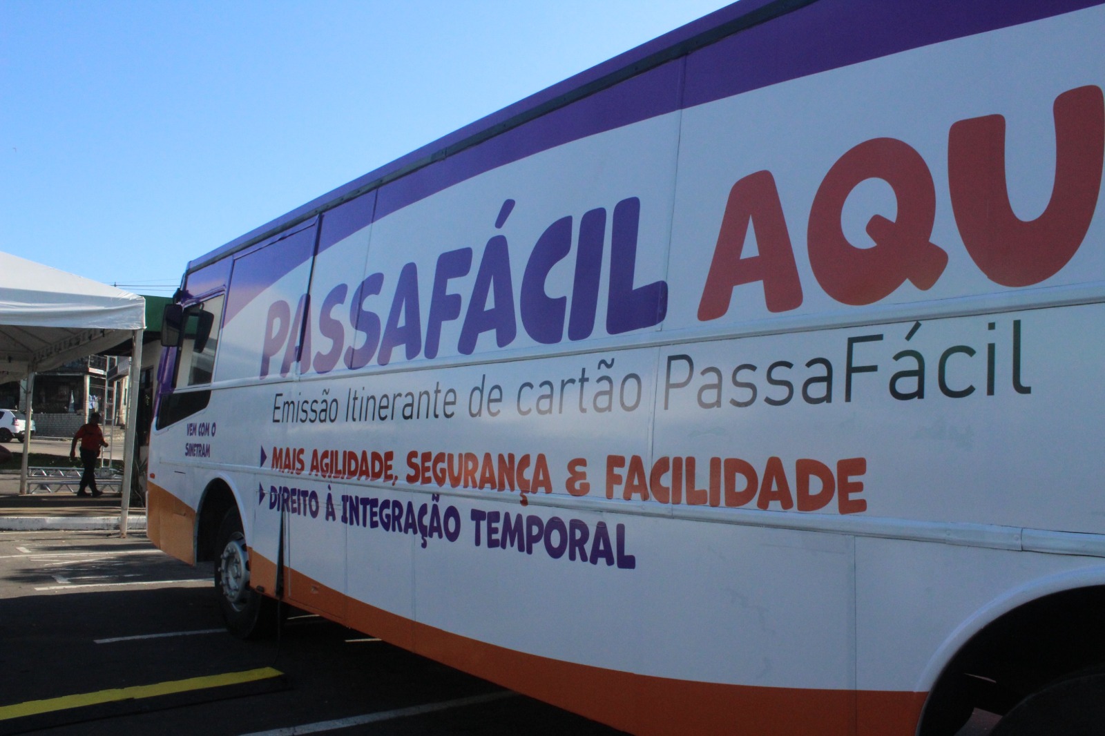 Ônibus itinerante realiza emissão gratuita do ‘Passa Fácil’ no Distrito na próxima semana