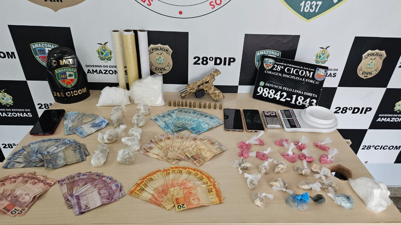 Membros do 'tribunal do crime' são presos com armas e drogas na Zona Norte