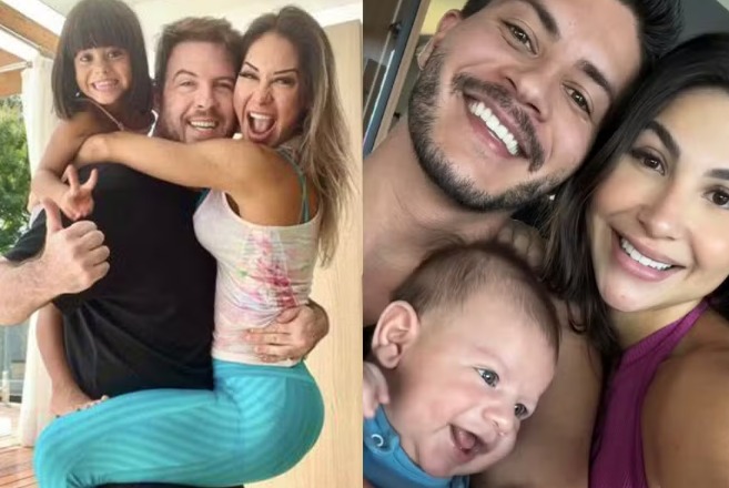 Shade? Jheny Santucci elogia Arthur Aguiar como pai após vídeo de Maíra Cardi