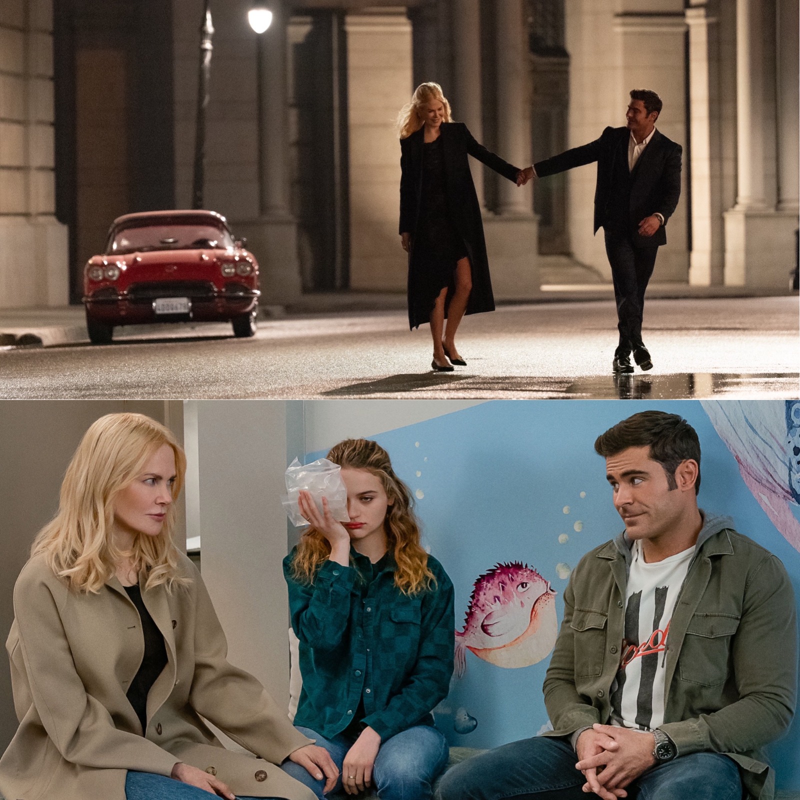 Nicole Kidman e Zac Efron aparecem em clima de romance em foto de A Family Affair