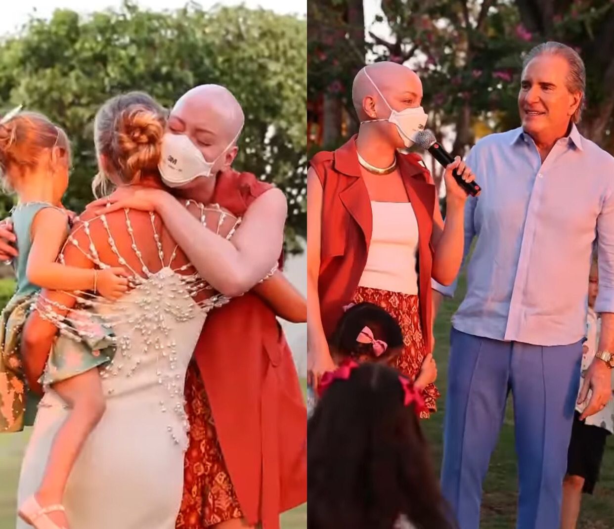  Em tratamento de câncer, Fabiana Justus faz surpresa no aniversário da irmã e emociona família