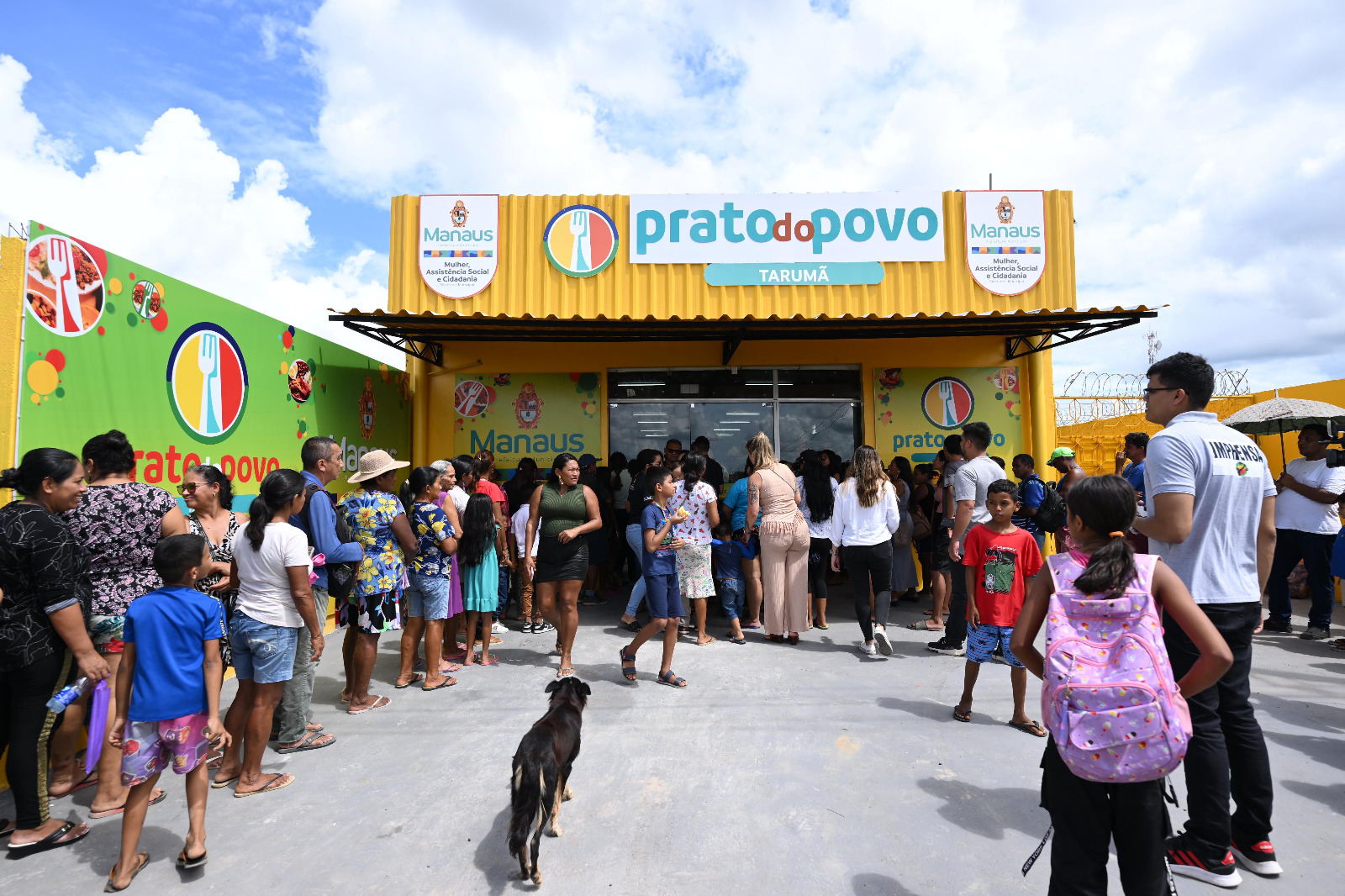 Nova unidade ‘Prato do Povo’ é inaugurada no Tarumã; refeição é gratuita