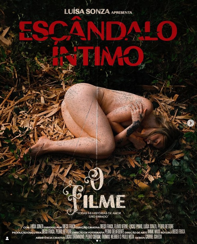 Luísa Sonza surpreende e surge nua em divulgação de novo projeto